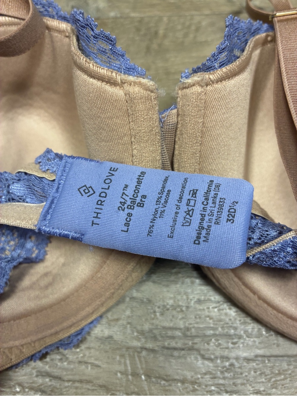 ThirdLove aerie 2 Underwired Bras Sunni Full Coverage 24/7 Lace Balconette - Picture 5 of 8